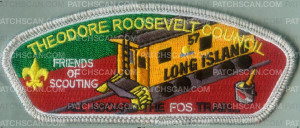 Patch Scan of 2015 FOS TRAIN METALLIC SILVER BORDER