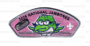 Patch Scan of WMC National Jamboree Contingent 2026(Bird w/ 3 eyes CSP-Silver)(Ghosted #)