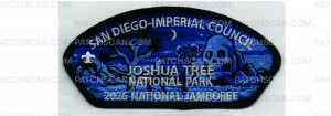 Patch Scan of 2026 National Jamboree CSP Joshua Tree (PO 103160)