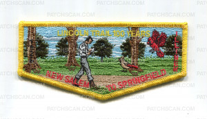 Patch Scan of Illinek Lincoln Trail 100 Years flap