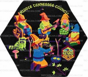 Patch Scan of 487707- Middle Tennessee Council - Retro center 
