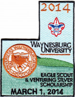 30901E - 2013 Jamboree Patch Set Waynesburg University