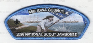 Patch Scan of Mid-Iowa Council 2026 National Jamboree Art Set (Liberty CSP)