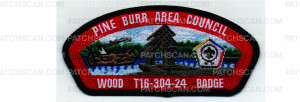 Patch Scan of Wood Badge T16-304-24 CSP (PO 101791)