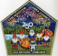 Sam Houston Area Council Jamboree 2026 (Center) Gold Metallic Sam Houston Area Council #576