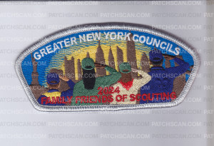 Patch Scan of Family Friends of Scouting 2024 Skyline