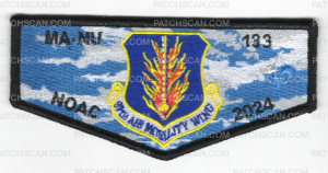 Patch Scan of Ma-Nu 133 NOAC 2024 97th Wing flap