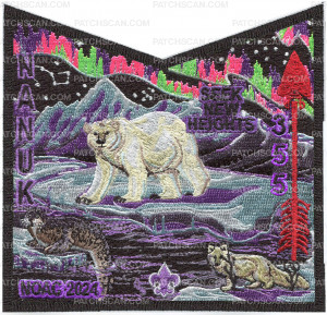 Patch Scan of NANUK NOAC 2024 POLAR BEAR POCKET