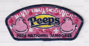 Patch Scan of Minsi Trails Peeps Jamboree 5 Piece Set
