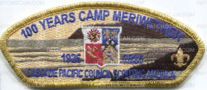 Patch Scan of 472877- 100 Years camp Meriwether 