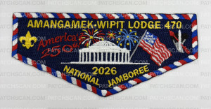Patch Scan of Nataional Capital Area Council Jamboree Flap
