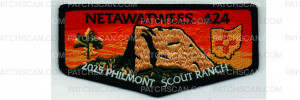 Patch Scan of 2025 Philmont Flap (PO 102565)