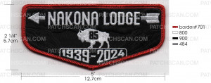 Patch Scan of NAKONA LODGE 85TH FLAP