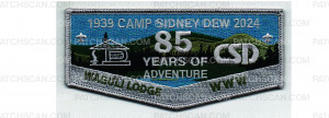 Patch Scan of Camp Sidney Dew 85th Anniversary Flap (PO 102018)