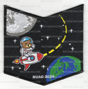 Patch Scan of Chumash 90 NOAC 2024 Space pocket patch