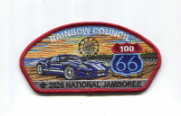 Rainbow Council 2026 NJ blue car JSP red border Rainbow Council