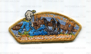 Patch Scan of Coronado Area Council 2026 NJ Scarecrow JSP gold met border