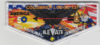 Colonneh Lodge 2026 Jamboree Flap (White) Sam Houston Area Council #576