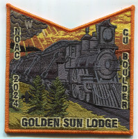 CORNHUSKER COUNCIL NOAC 2024 (Orange Pocket/Train Smoke) Cornhusker Council #324