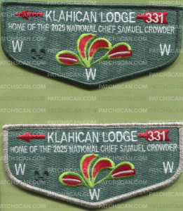 Patch Scan of 475084- Klahican Lodge Home of  the 2025 National Chief 