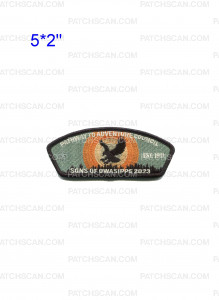 Patch Scan of Pathway to Adventure Council Sons of Owasippe 2023 CSP