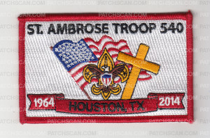 Patch Scan of X169130A ST AMBROSE TROOP 540