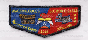 Patch Scan of wagion lodge 6 june weekend 2024 conclave