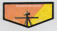 Wahunsenakah 333 NOAC 2024 Staff flap black border Colonial Virginia Council #595