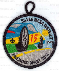 Patch Scan of X165188A SILVER MESA DISTRICT PINEWOOD DERBY 2013 