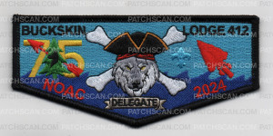 Patch Scan of BUCKSKIN NOAC DELEGATE FLAP