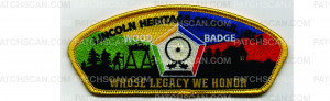 Patch Scan of Wood Badge CSP (PO 101796)