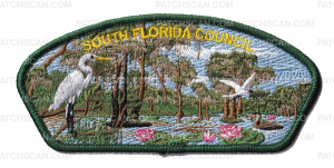 Patch Scan of South Florida Council 2026 CSP green border