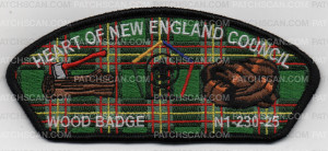 Patch Scan of HNEC WOOD BADGE CSP 2024 BLACK