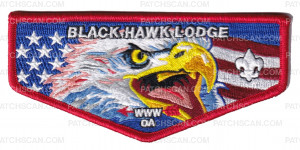 Patch Scan of Black Hawk Lodge Jamboree 2026 OA Set Flap