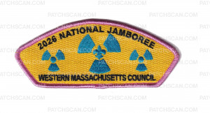 Patch Scan of WMC National Jamboree Contingent 2026(Heart of CSP - Pink)
