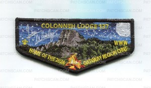 Patch Scan of Colonneh Lodge 2024 Region Chief - Tooth of Time (night)