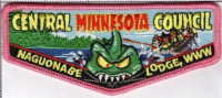 CMC 26 Jamboree Flap Pink Central Minnesota Council #296