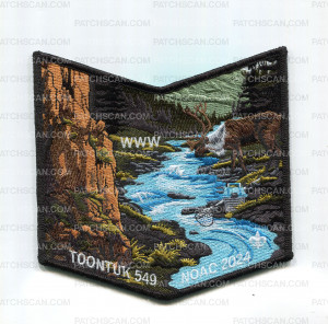 Patch Scan of Toontuk Lodge NOAC 2024 Dip Netting (Pocket Piece)