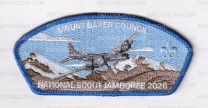 Patch Scan of Mount Baker Council Jamboree Set