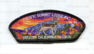 Patch Scan of Pacific Summit Lodge 47 CSP (White)
