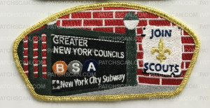 Patch Scan of Greater New York Councils (Gold Border)