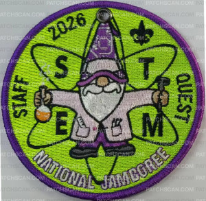 Patch Scan of STEM Quest 2026 National Jamboree Staff