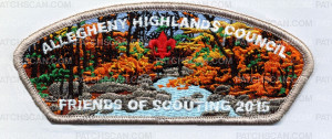 Patch Scan of Allegheny Highlands FOS 2015