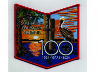 100th Anniversary Pocket Patch (PO 102091) Southeast Louisiana Council #214