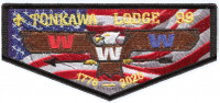 CAC TONKAWA LODGE FLAG FLAP Capitol Area Council #564