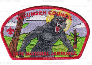 Patch Scan of Tecumseh Council 2026 Jamboree (Wolf)