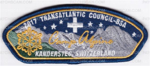 Patch Scan of Camp Alpine 2017 CSP Cub