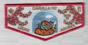 Patch Scan of Cahuilla 127 2024 Lodge Adviser flap