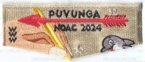 Patch Scan of 466257 Puvunga NOAC 2024 Lodge Flap