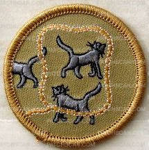 Patch Scan of X133442A (Patrol Patch - Cat herders)